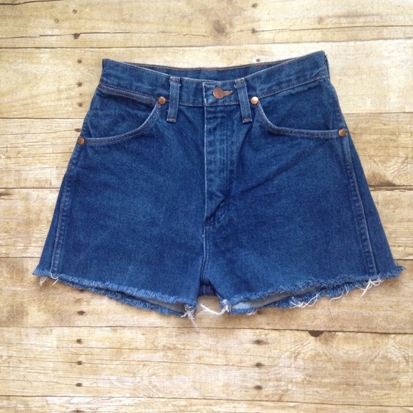 Wrangler Pants - Vintage Wrangler cutoff jean shorts